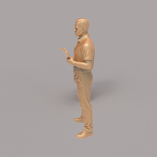 MM4331 Security Guard and Clip Board Figure