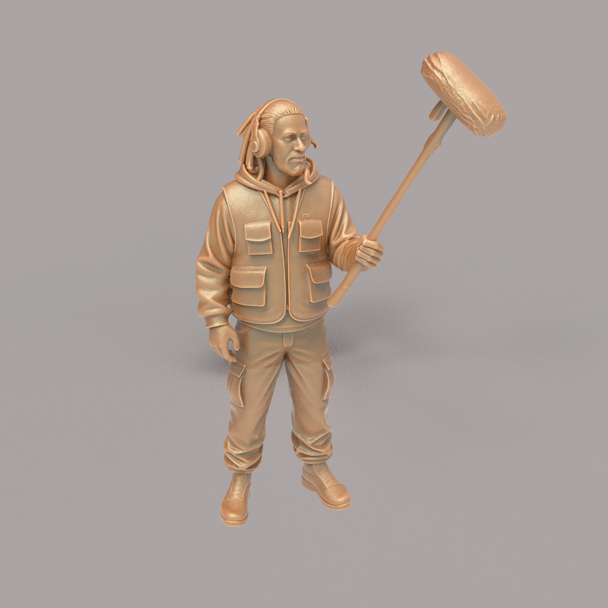 MM4333 TV News Team Sound Engineer 2 Figure