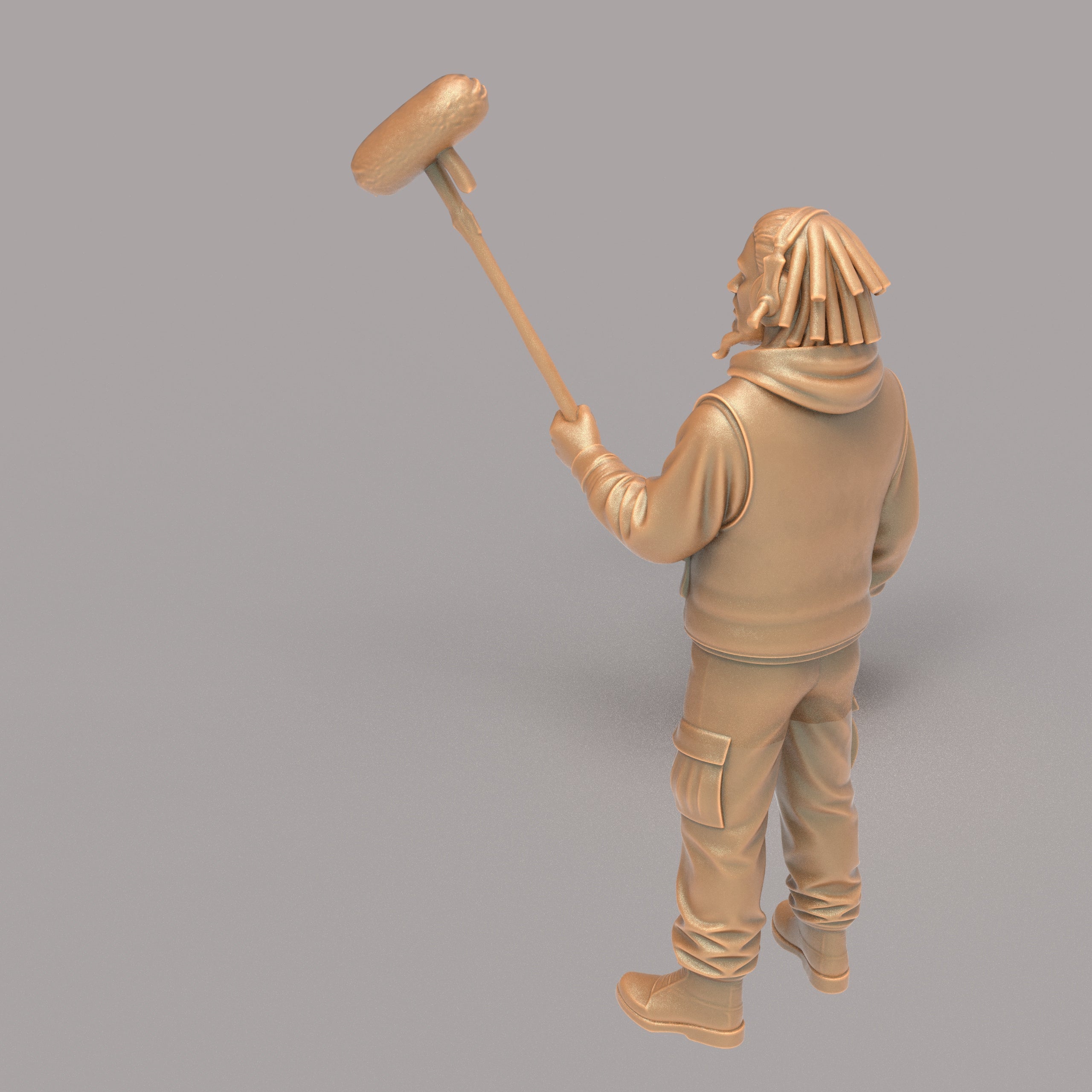 MM4333 TV News Team Sound Engineer 2 Figure