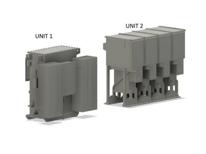 PJD040 Model Railway Industrial Electrical Sub Station Transformers