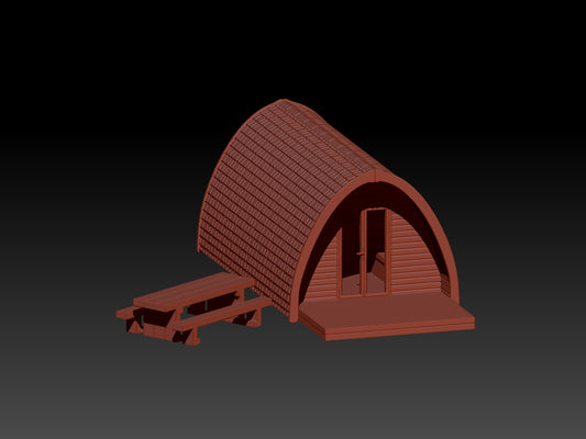PJD068 Model Railway Glamping Pod