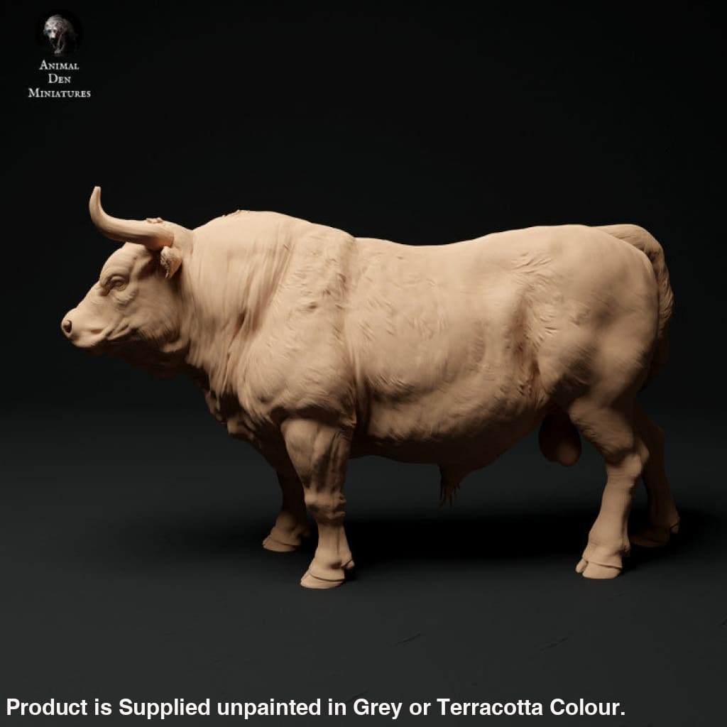 Adm1003 Red-Devon-Bull Animal