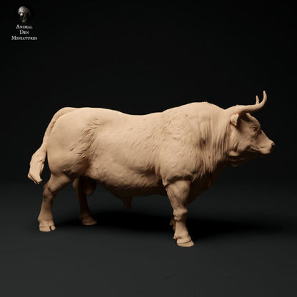 Adm1003 Red-Devon-Bull Animal
