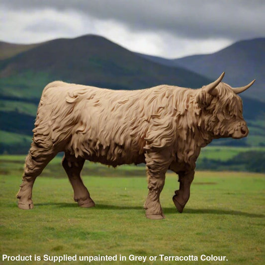 Adm1502 Highland Cow Walking X 2 Animal