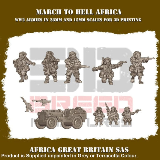 British Army Africa SAS Figure