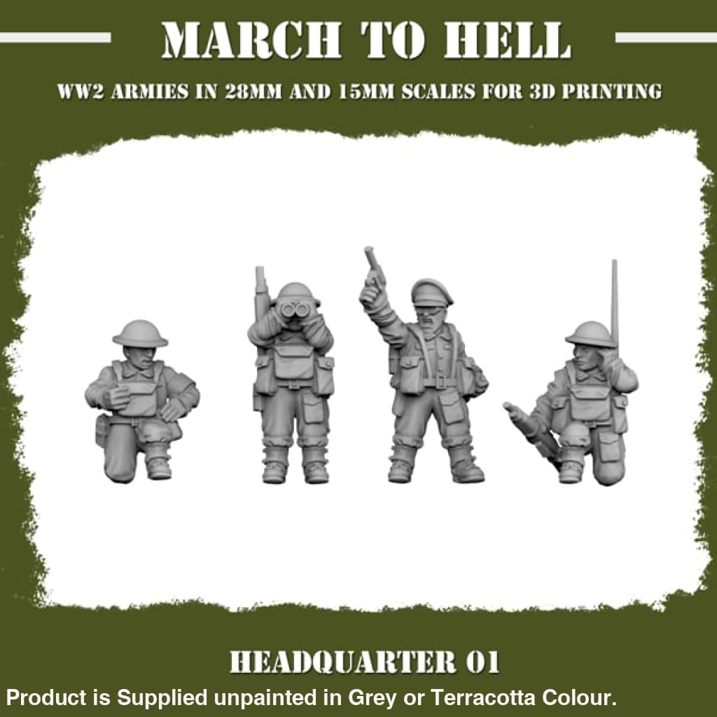 British Army Gb Headquarters 01 Figure