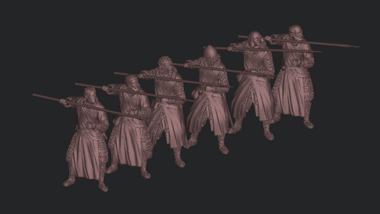 REM0201 Shield wall set 6 infantry