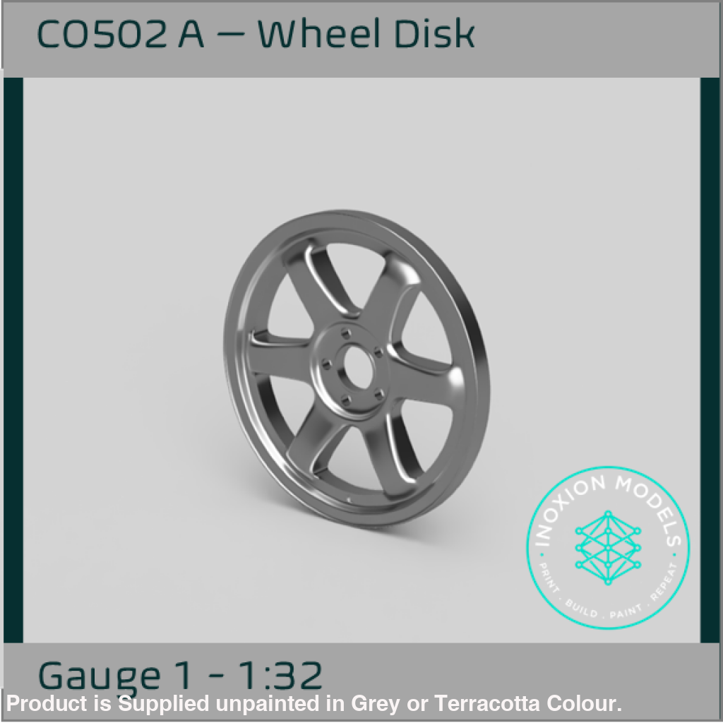 CO502 A – Wheel Disk 1:32 Scale Scale Model