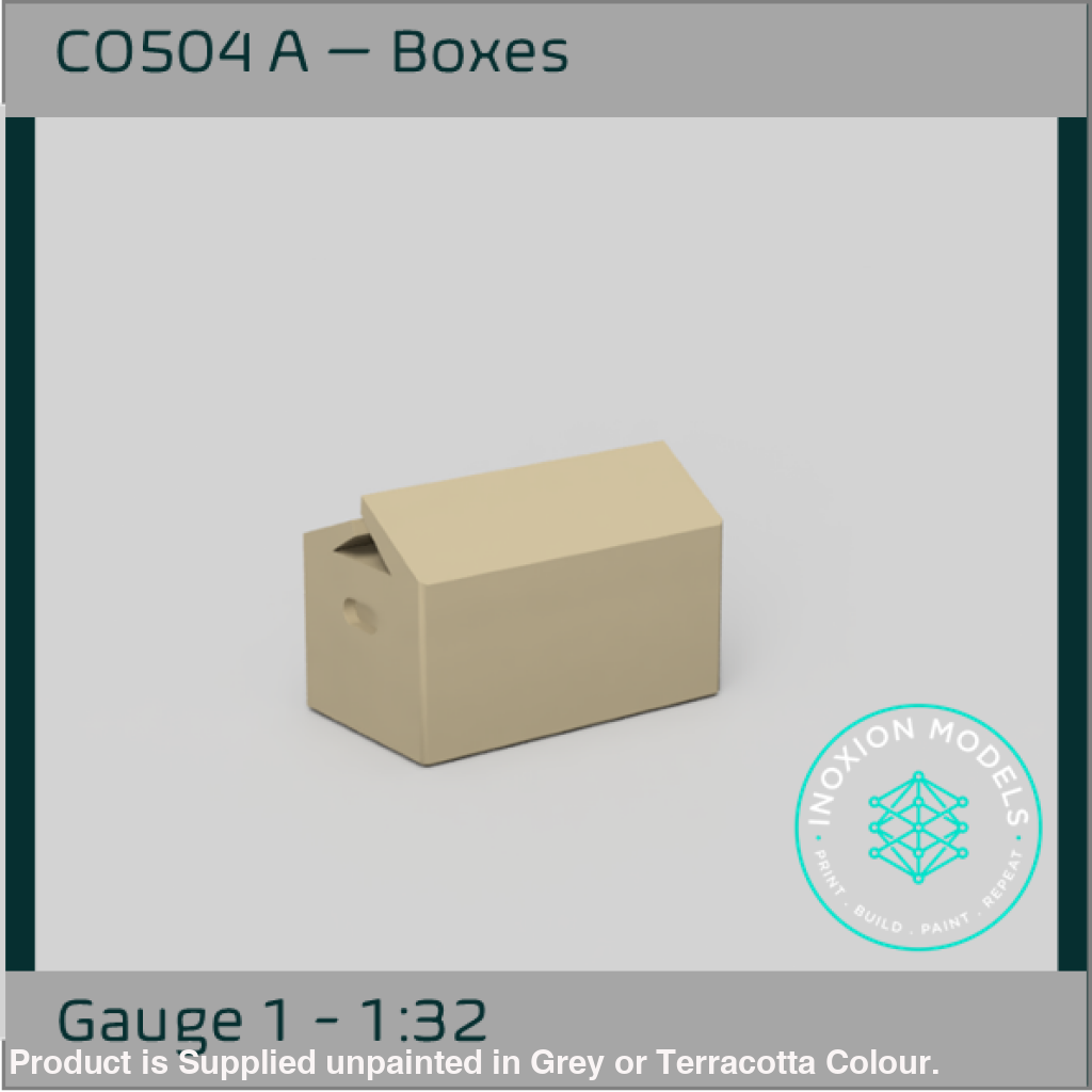 CO504 A – Boxes 1:32 Scale Scale Model