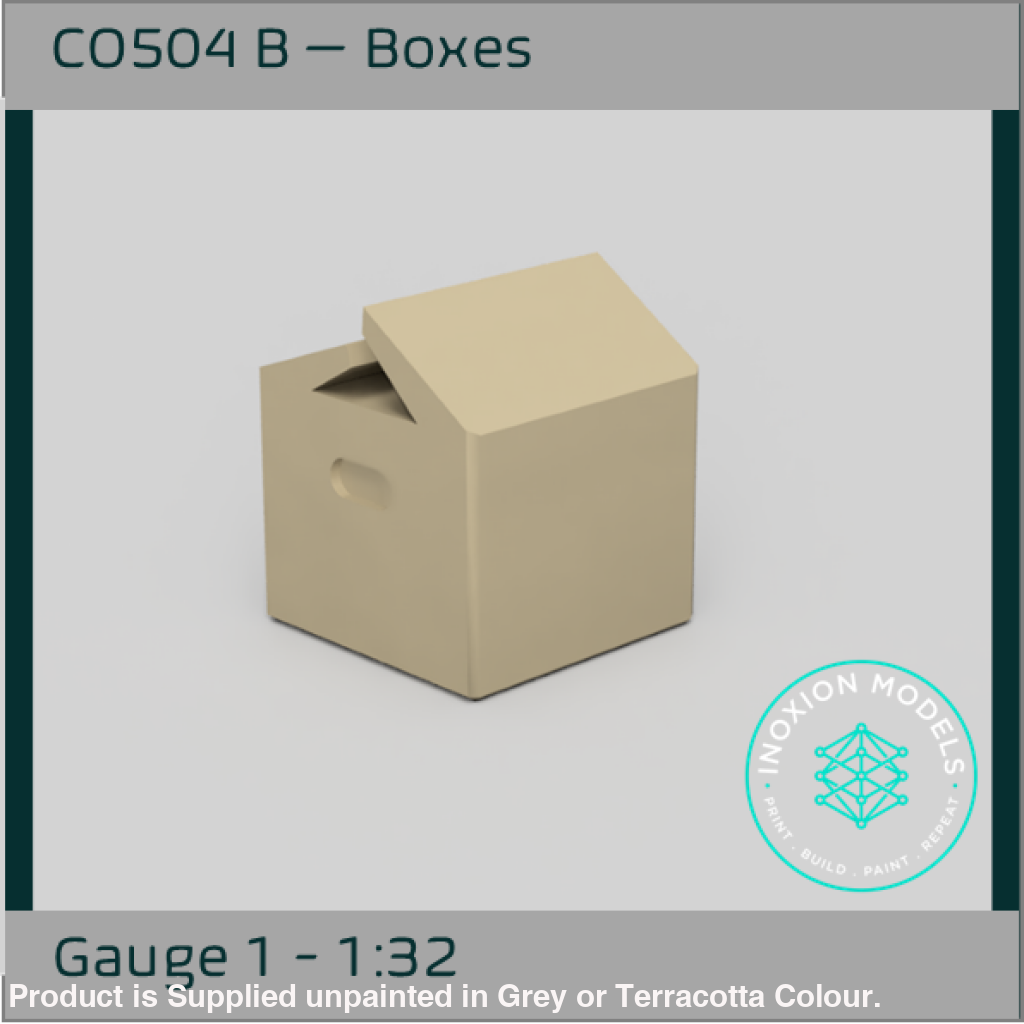 CO504 B – Boxes 1:32 Scale Scale Model