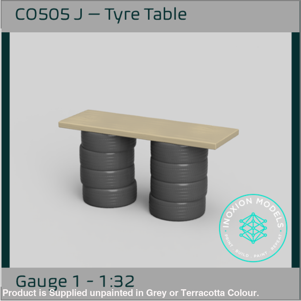 CO505 J – Tyre Table 1:32 Scale Scale Model