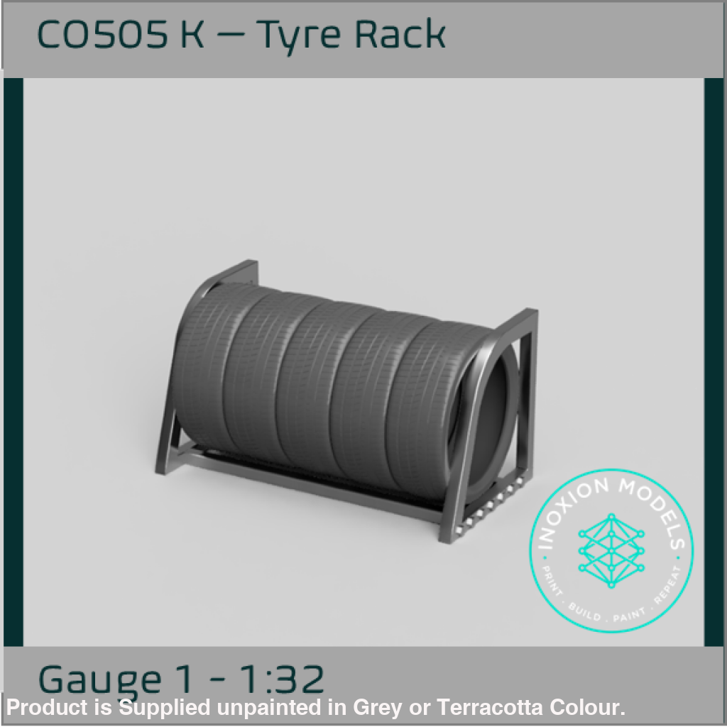 CO505 K – Tyre Rack 1:32 Scale Scale Model