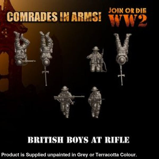 Comrades in Arms British Army Boys AT Rifle 28mm 1:56 Figure
