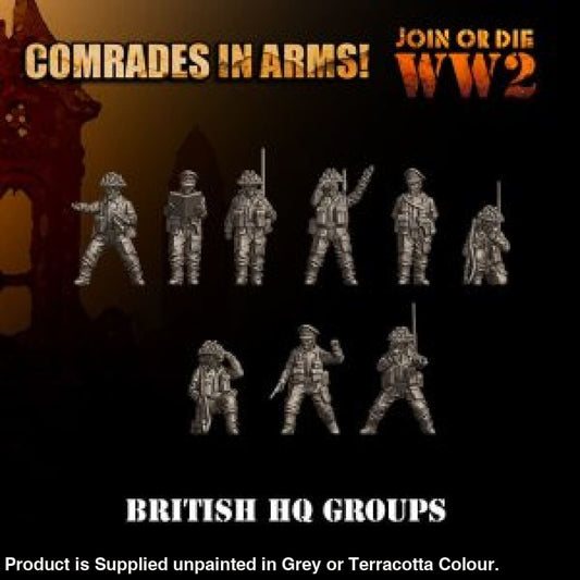 Comrades in Arms British Army HQ 28mm 1:56 Figure