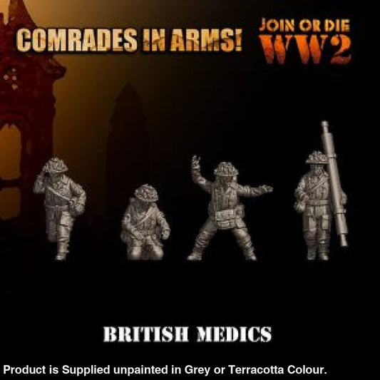 Comrades in Arms British Army Medics 28mm 1:56 Figure
