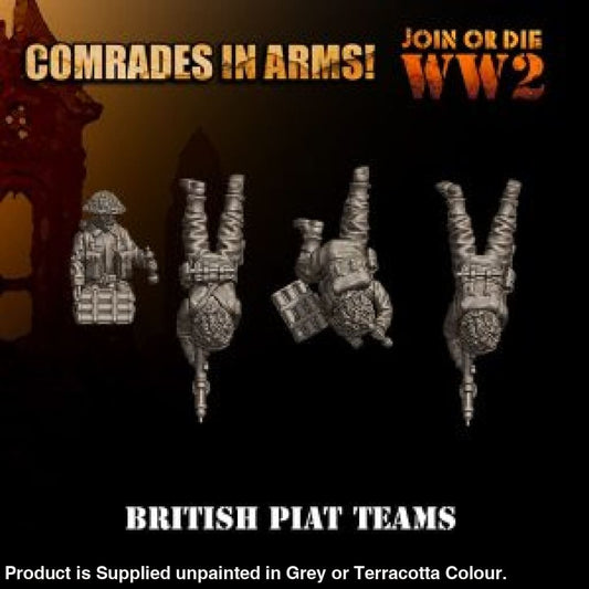 Comrades in Arms British Army Piat Team 28mm 1:56 Figure
