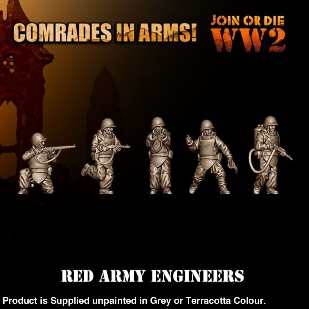 Comrades in Arms Red Army Engineers 28mm 1:56 Figure