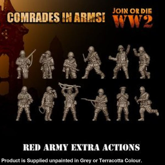 Comrades in Arms Red Army Extra Actions 28mm 1:56 Figure