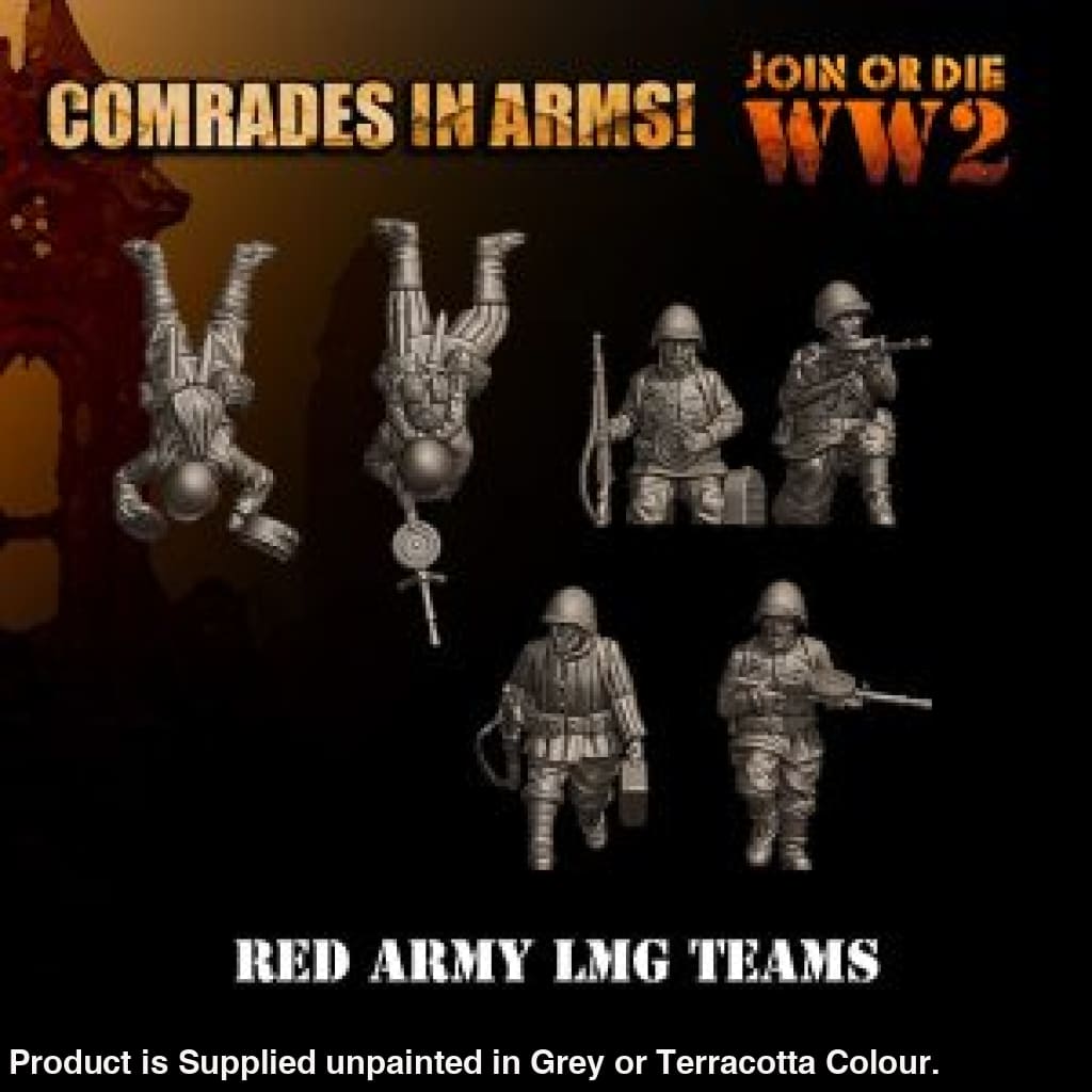 Comrades in Arms Red Army LMG Team 28mm 1:56 Figure