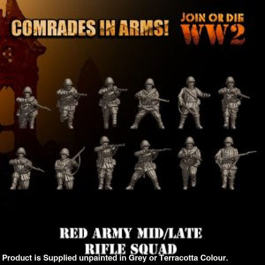 Comrades in Arms Red Army Mid/Late Rifle Squad 28mm 1:56 Figure