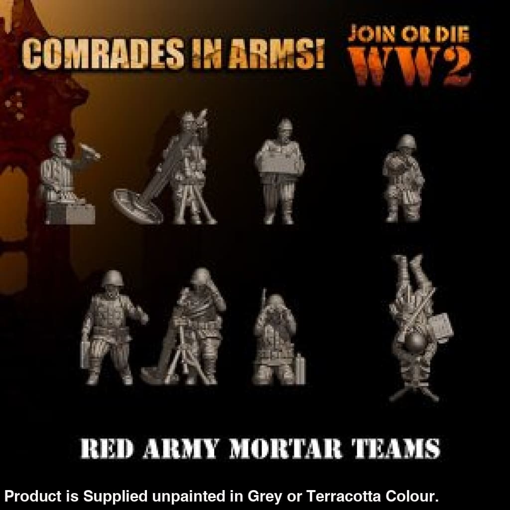 Comrades in Arms Red Army Mortar Teams 28mm 1:56 Figure