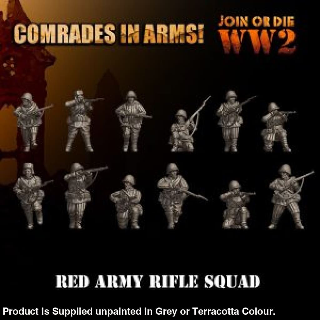 Comrades in Arms Red Army Rifle Squad 28mm 1:56 Figure