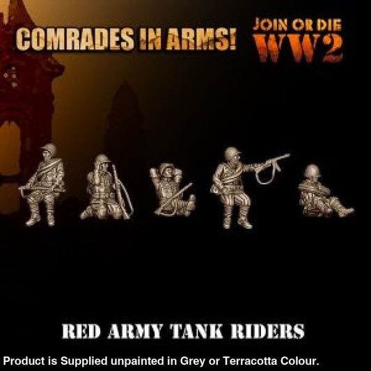 Comrades in Arms Red Army Tank Riders 28mm 1:56 Figure