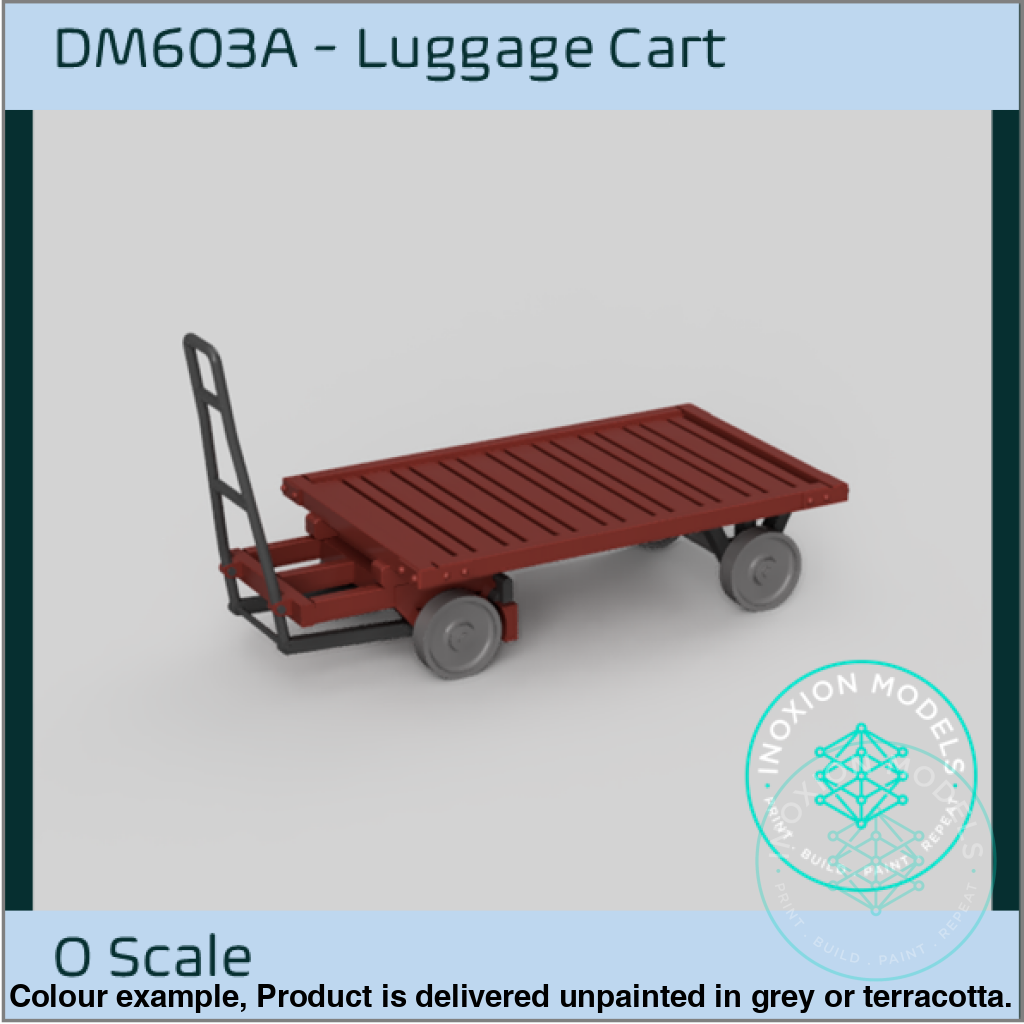 Do603A – Luggage Cart O Scale Accessory