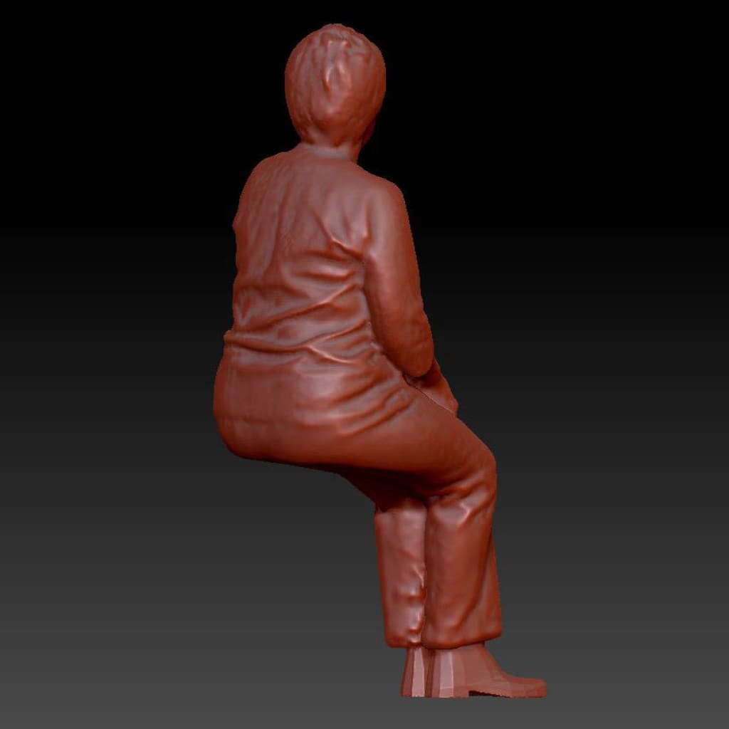 Older Female Sitting Dsp014 Figure
