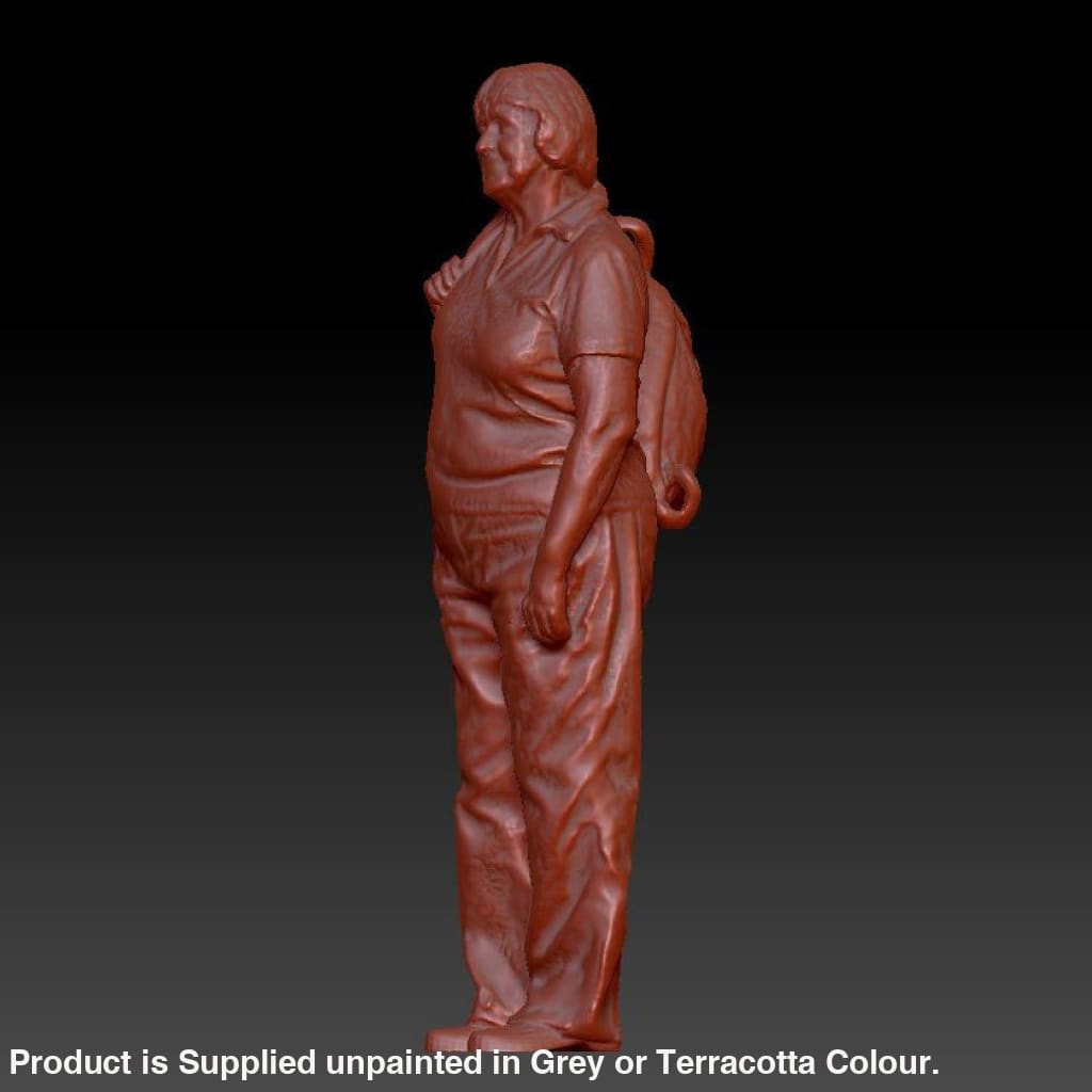 Older Female With Backpack Dsp019 Figure