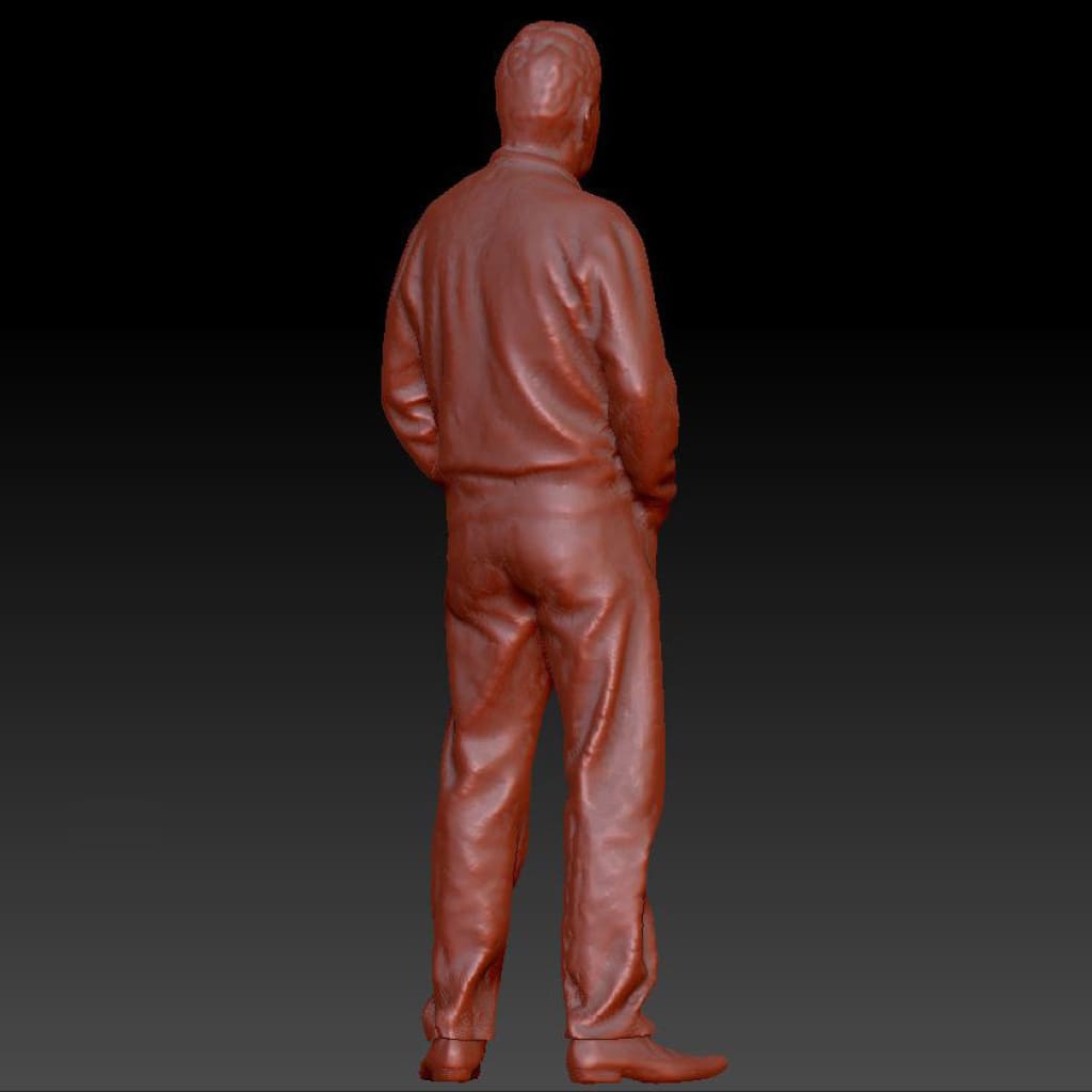 Male Standing Hands In Pockets Dsp037 Figure