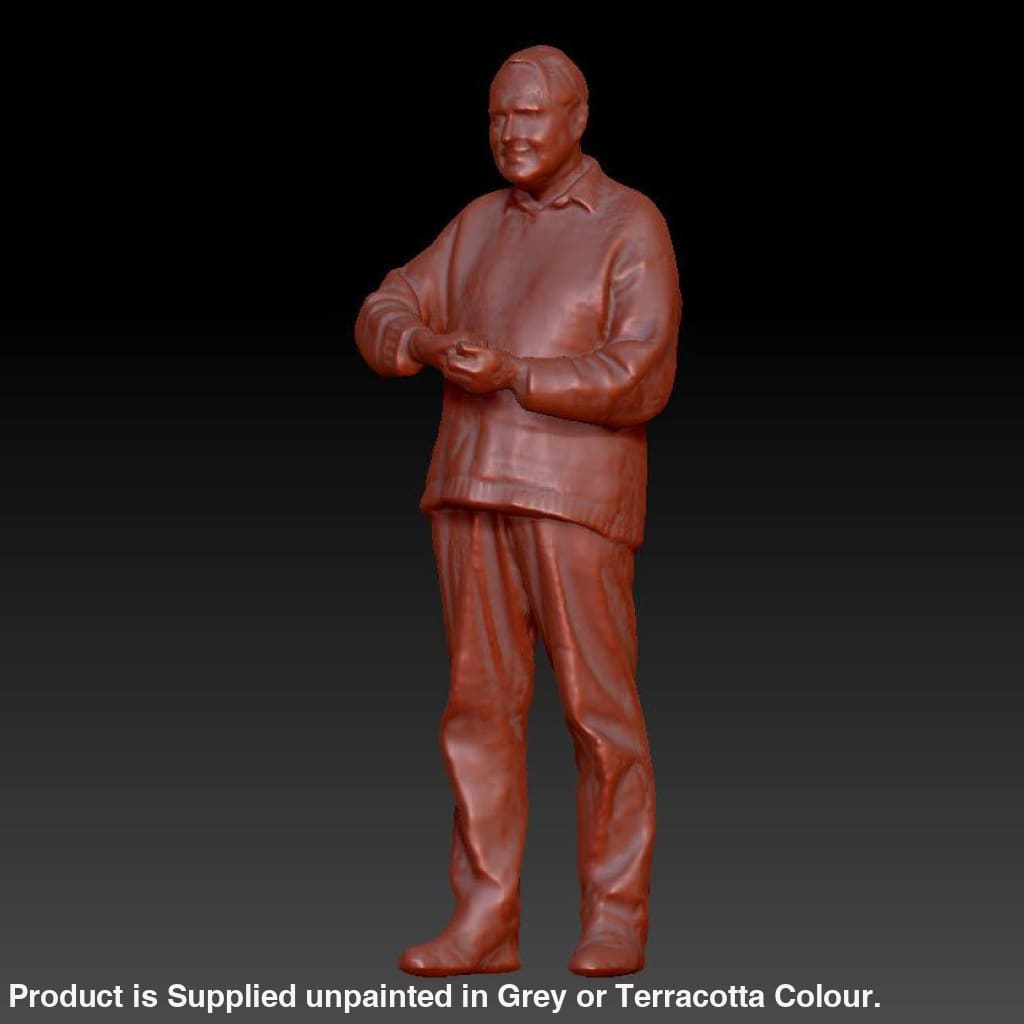 Older Male Clasped Hands Dsp052 Figure