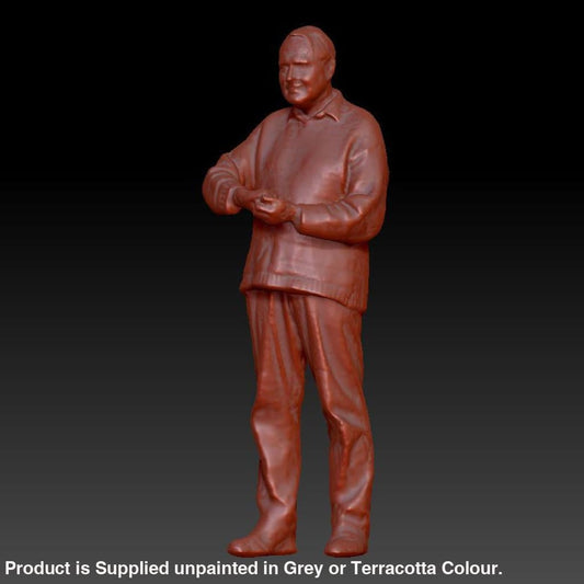 Older Male Clasped Hands Dsp052 Figure