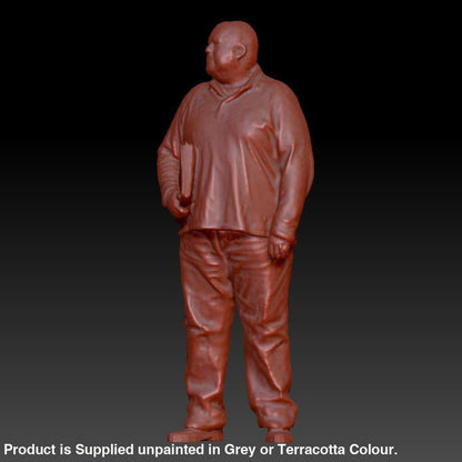 Male Standing With Folder Under Arm Dsp053 Figure