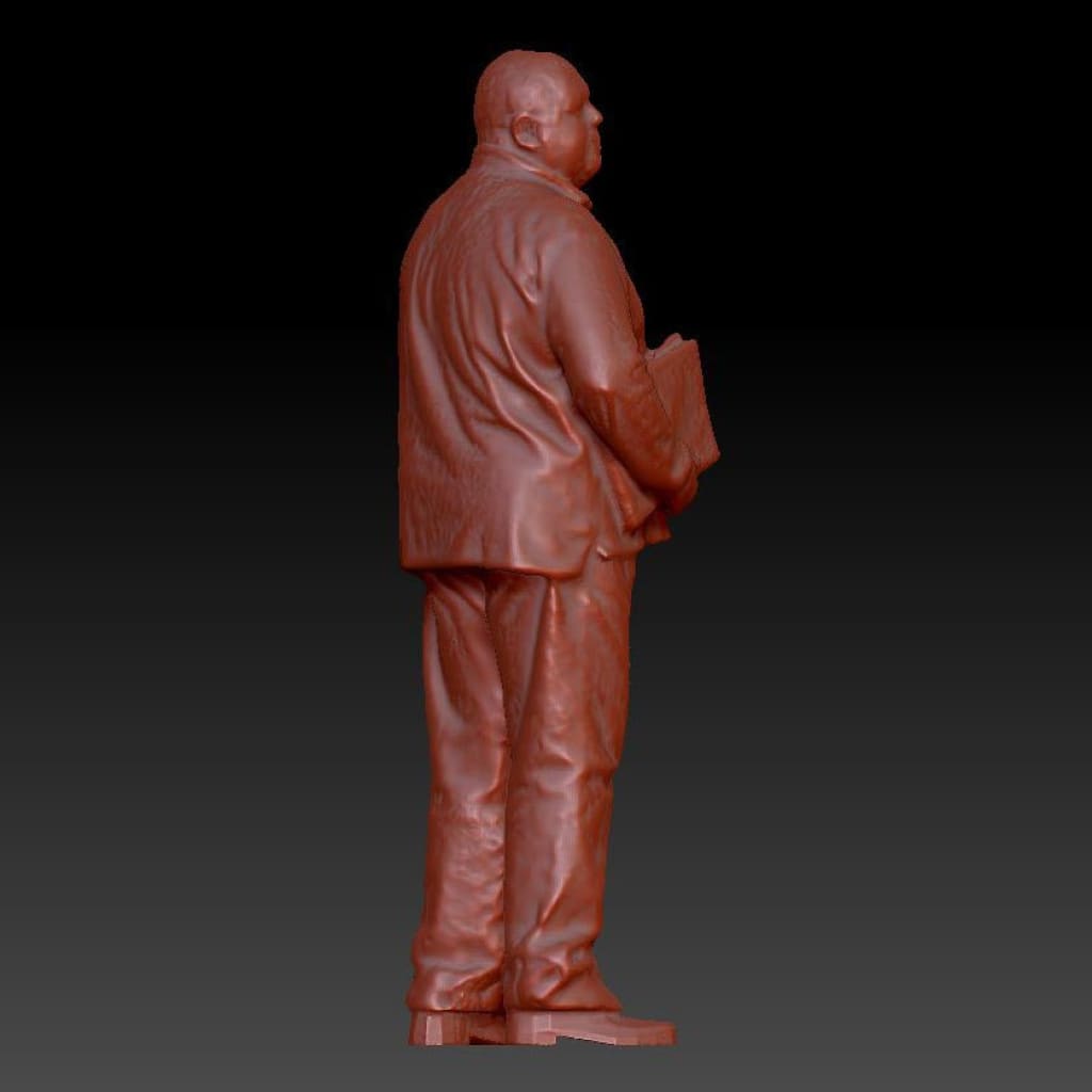 Male Standing With Folder Under Arm Dsp053 Figure