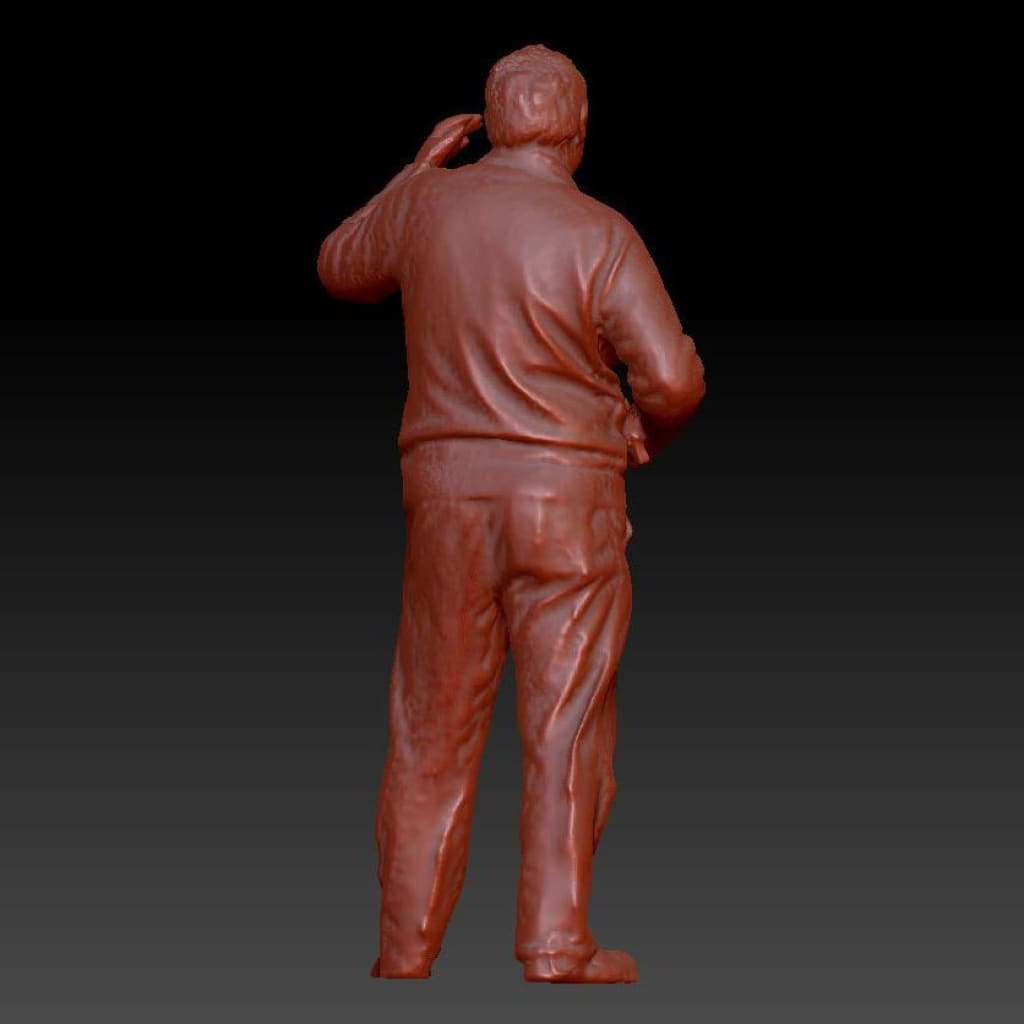 Older Male Standing Arm Up Dsp056 Figure