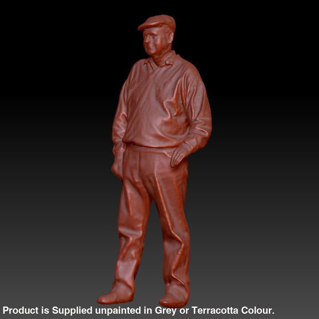 Older Male Standing With Flat Cap Dsp057 Figure