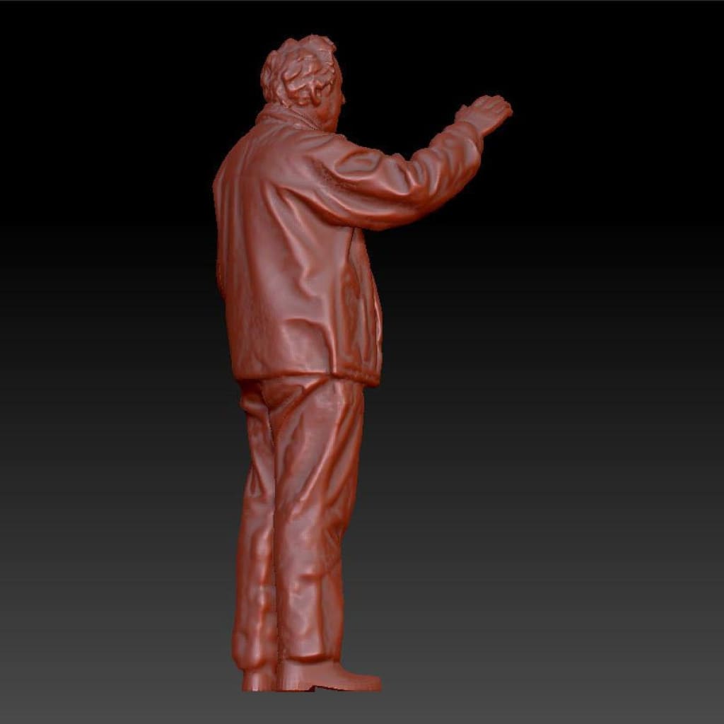 Grandad Right Arm Up Standing Dsp068 Figure