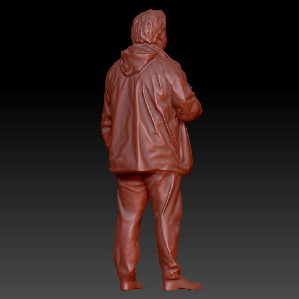 Station Male Staff With Tea Dsp072 Figure