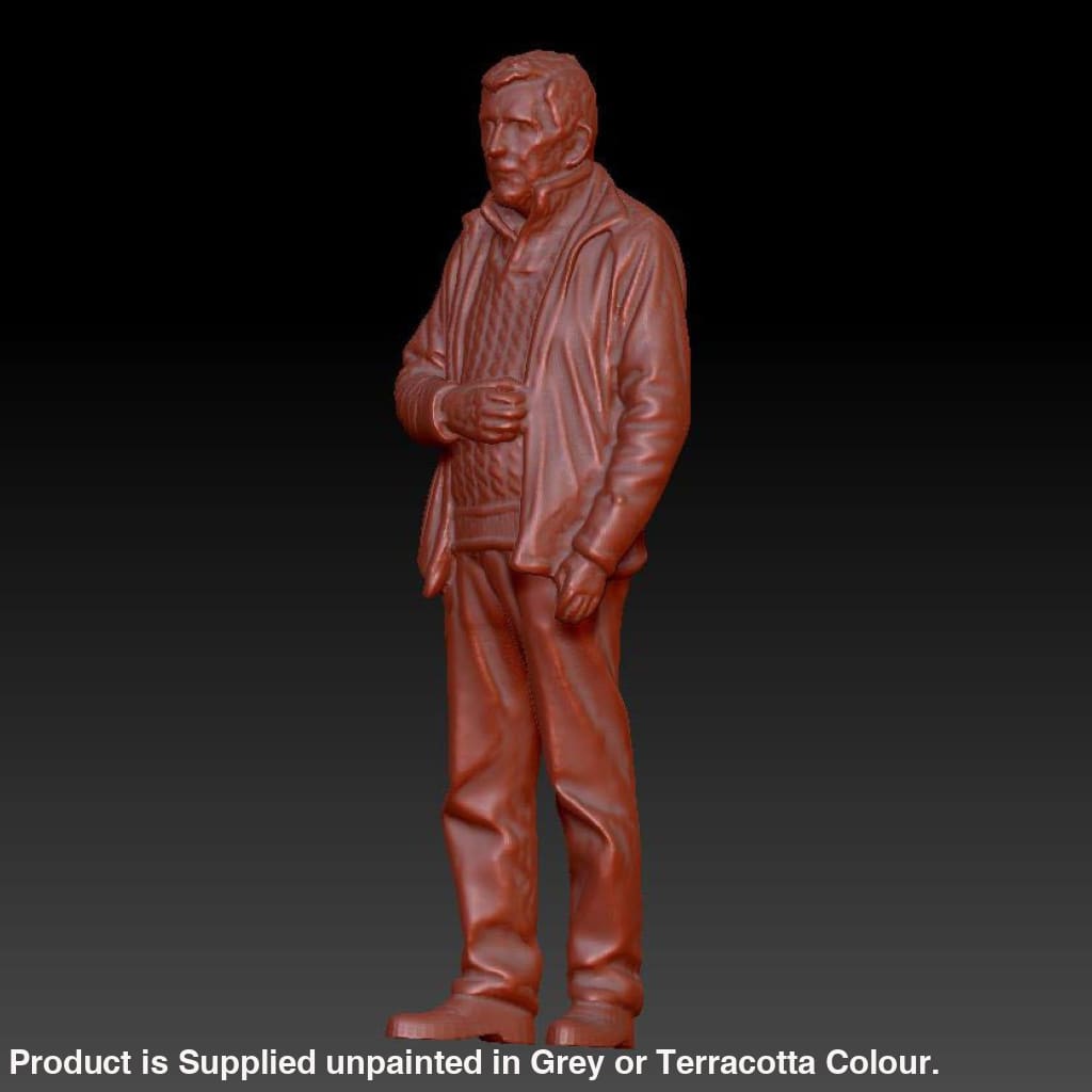 Grandad In Jumper And Jacket Dsp076 Figure