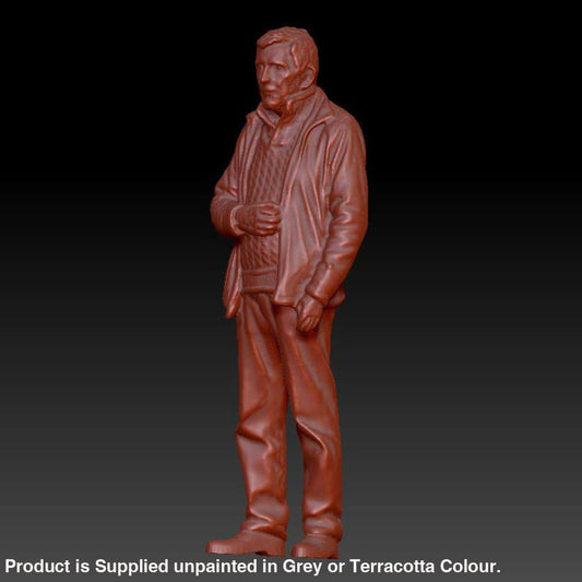 Grandad In Jumper And Jacket Dsp076 Figure
