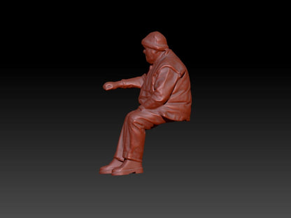 DSP100 Male Train/Lorry Driver Figure