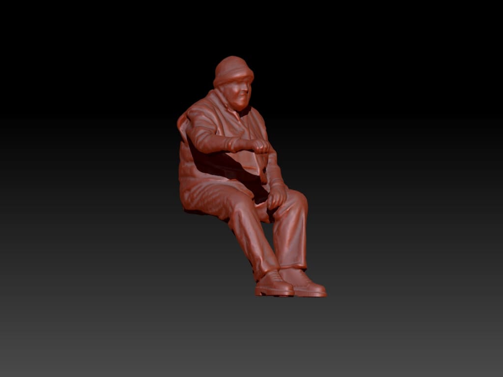 Dsp100 Male Train/Lorry Driver Figure