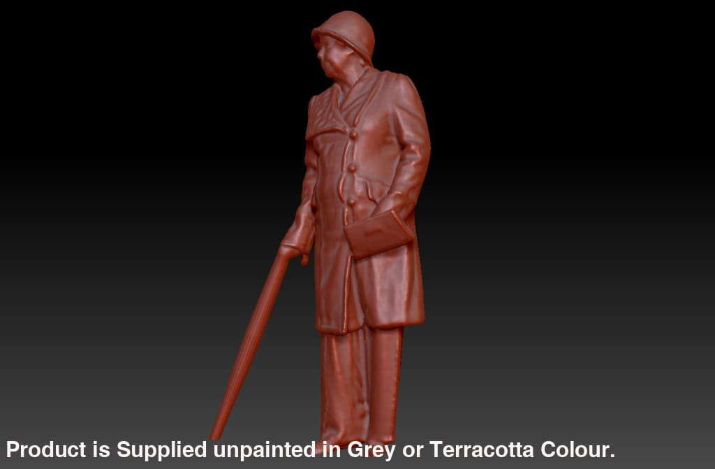 Older Female With Umbrella Dsp116 Figure