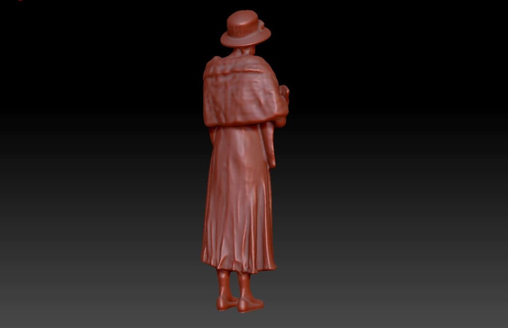 Smart Older Female Dsp123 Figure