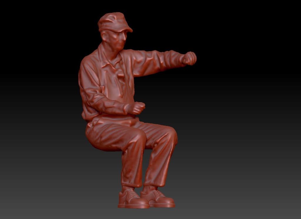 Dsp141 Male Driver/Loco Figure