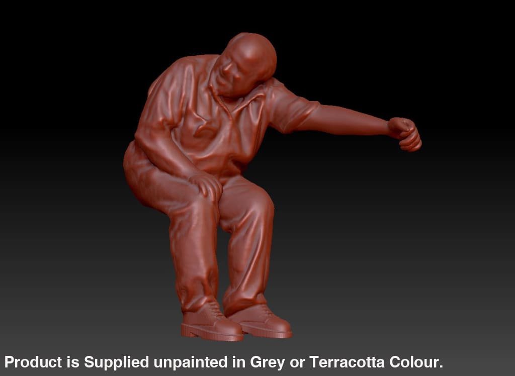 Dsp156 Male Sitting Arm Out Figure