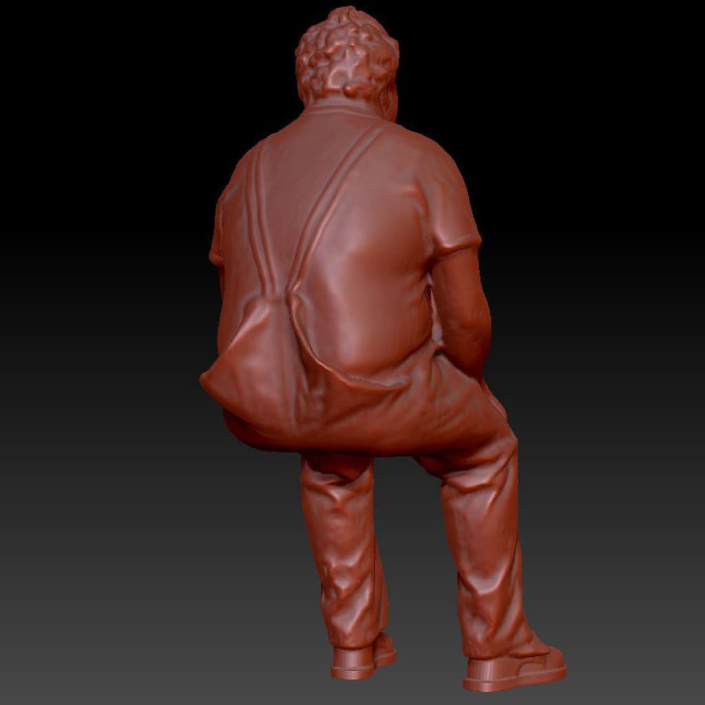 Dsp157 Male Sitting Figure