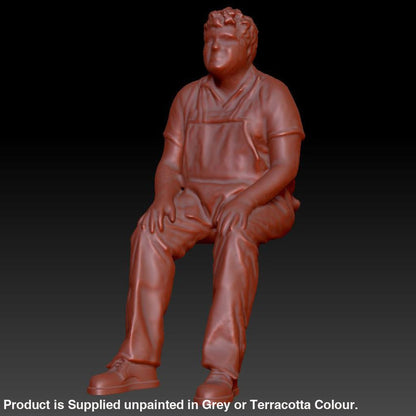Dsp157 Male Sitting Figure