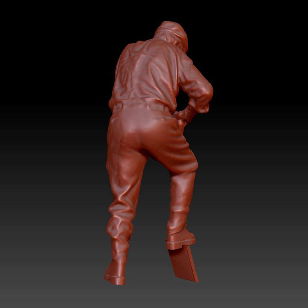 Dsp162 Male Digging Figure